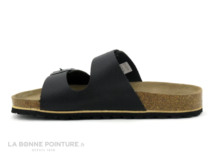 Autenti 713195 Noir - Mule Anatomique Homme 2 Brides 4 Autenti 713195 Noir - Mule Anatomique Homme 2 Brides â Image 2