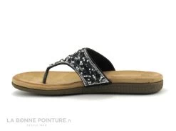 Morans KIELLA Noir - Tong Femme Large Bride Avec Avec Perles -Les chaussures ne mentent jamais. cd24607c73b9e66c561f35ea11d5d5ef img 9990.jpg 171464